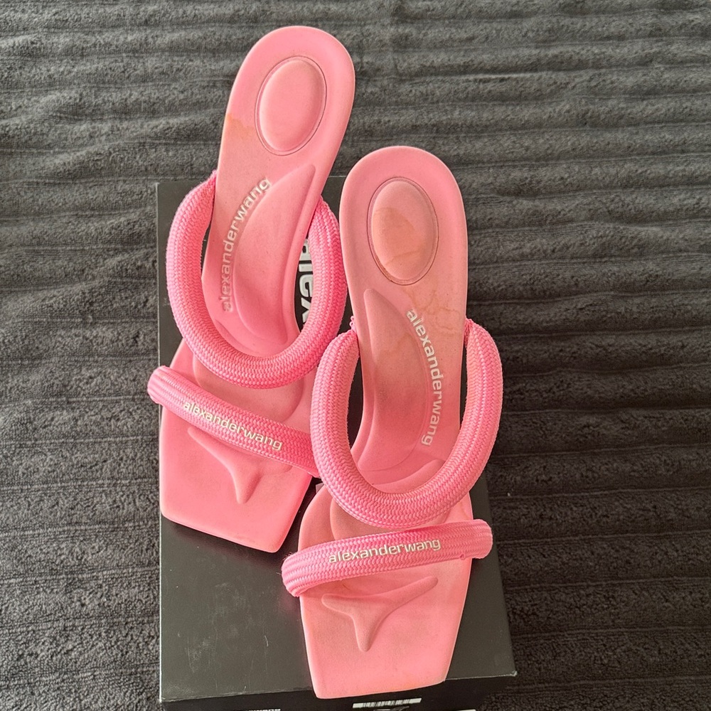 Alexander Wang Vibrant Pink Heeled Sandals